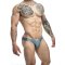 JUSTIN &amp; SIMON Klassik Bikini aus Spandex Grau