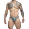 JUSTIN & SIMON Klassik Bikini aus Spandex Grau