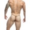 JUSTIN & SIMON Klassik G-String "Bulge" aus Nylon-Spandex Rot