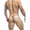 JUSTIN & SIMON Klassik G-String "Bulge" aus Nylon-Spandex Violett
