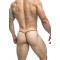 JUSTIN &amp; SIMON Klassik G-String &quot;Bulge&quot; aus Nylon-Spandex Violett