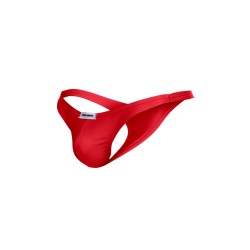 JUSTIN & SIMON Klassik Tanga aus Nylon-Spandex Rot