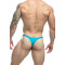 JUSTIN &amp; SIMON Klassik Tanga aus Nylon-Spandex Aqua