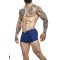 JUSTIN &amp; SIMON Klassik Boxer aus Nylon-Spandex Marine