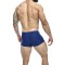 JUSTIN & SIMON Klassik Boxer aus Nylon-Spandex Marine