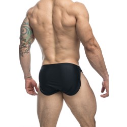 JUSTIN & SIMON Klassik Running Shorts aus Nylon-Spandex Schwarz