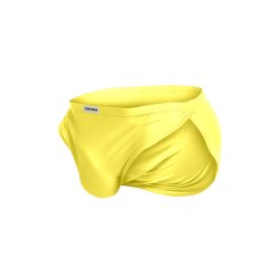 JUSTIN &amp; SIMON Klassik Running Shorts aus Nylon-Spandex Gelb