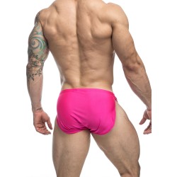 JUSTIN &amp; SIMON Klassik Running Shorts aus Nylon-Spandex Pink