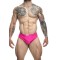 JUSTIN &amp; SIMON Klassik Running Shorts aus Nylon-Spandex Pink