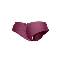 JUSTIN & SIMON Klassik Cheek Bikini aus Nylon-Spandex Fuchsia