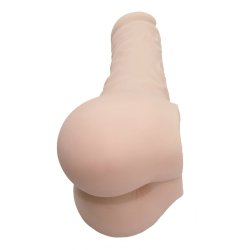 KIOTOS Dildo Butt 2 in 1 Masturbator Beige