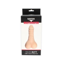 KIOTOS Dildo Butt 2 in 1 Masturbator Beige