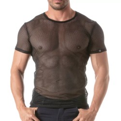 TOF Mesh T-Shirt Schwarz