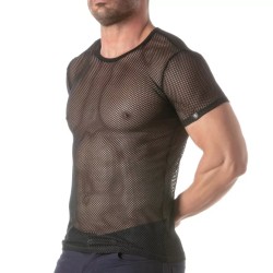 TOF Mesh T-Shirt Schwarz