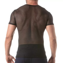 TOF Mesh T-Shirt Schwarz