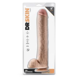 BLUSH Dr. Skin 14" Dr. Michael Dildo mit Saugnapf Ø  6.3 cm Beige