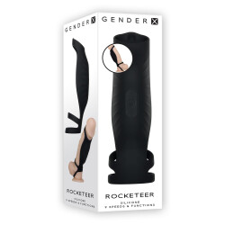 GENDER X Rocketeer Penisschlaufe mit Vibration Schwarz
