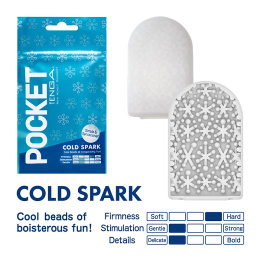 TENGA Pocket Stroker Cold Spark Masturbator aus TPE