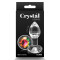 NS NOVELTIES Anal-Plug aus Glas mit rundem Rainbow Stein Small