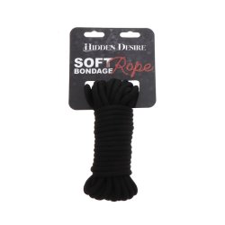 HIDDEN DESIRE Bondage Rope Seil 10 Meter Schwarz