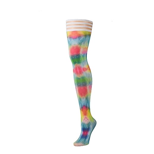 KIXIES Gilly Overknees Rutschfest Multicolor