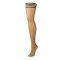 KIXIES Samantha Netz-Overknees Rutschfest Beige