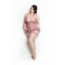 KIXIES Samantha Netz-Overknees Rutschfest Beige