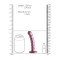 OUCH Beaded G-Spot Dildo 13 cm Rosé-Gold