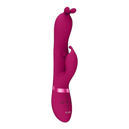 VIVE Gada Rabbit-Vibrator mit Pulswellen und Klitoralstimulanz Pink