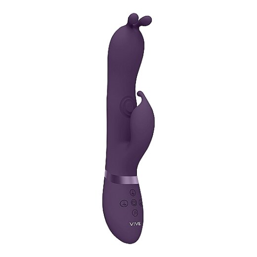 VIVE Gada Rabbit-Vibrator mit Pulswellen und Klitoralstimulanz Violett