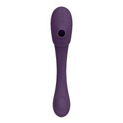 VIVE Mirai Doppelendiger Pulsierender Druckwellen-Vibrator Violett