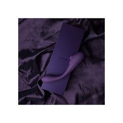 VIVE Mirai Doppelendiger Pulsierender Druckwellen-Vibrator Violett