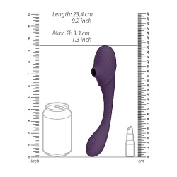 VIVE Mirei Doppelendiger Pulsierender Druckwellen-Vibrator Violett