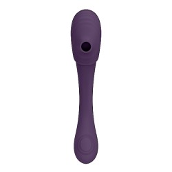 VIVE Mirei Doppelendiger Pulsierender Druckwellen-Vibrator Violett