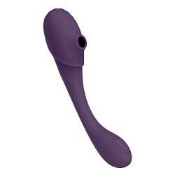 VIVE Mirei Doppelendiger Pulsierender Druckwellen-Vibrator Violett