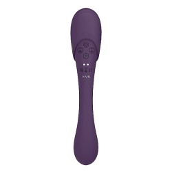 VIVE Mirei Doppelendiger Pulsierender Druckwellen-Vibrator Violett