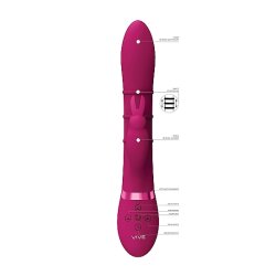 VIVE Sora G-Spot Vibrator mit Stimulationsringen Pink