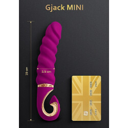 G-VIBE Gjack Mini G-Spot Vibrator aus Bioskin-Silikon Sweet Raspbeery