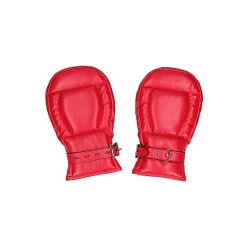 OUCH Ouch Puppy Play Neopren Hundehandschuhe Rot One Size
