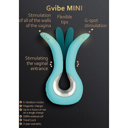 G-VIBE GVibe Mini Unisex Vibrator Mint