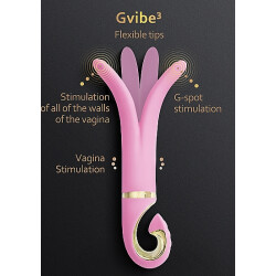G-VIBE GVibe&sup3; Unisex Vibrator Ros&eacute;