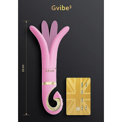 G-VIBE GVibe&sup3; Unisex Vibrator Ros&eacute;