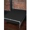 SHEETS OF SAN FRANCISCO Polyurethane Bett Überzug 160 x 200 x 25 cm Schwarz