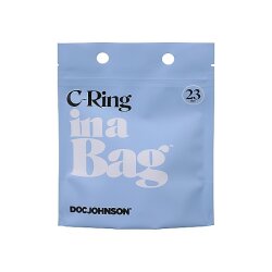 DOC JOHNSON C-Ring in a Bag Penisring aus Silikon Schwarz