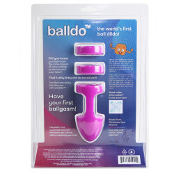 BALLDO Hodendildo aus Silikon Pink