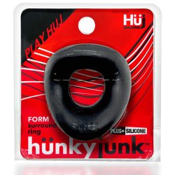 HÜNKYJUNK Form Penisring aus Silikon Schwarz