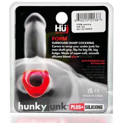 HÜNKYJUNK Form Penisring aus Silikon Schwarz