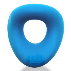 HÜNKYJUNK Form Penisring aus Silikon Blau