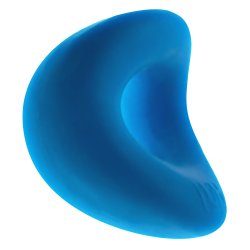 HÜNKYJUNK Form Penisring aus Silikon Blau