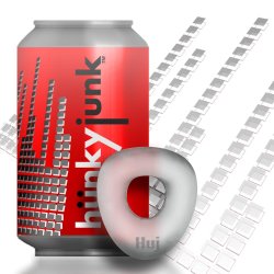 HÜNKYJUNK Form Penisring aus Silikon Transparent